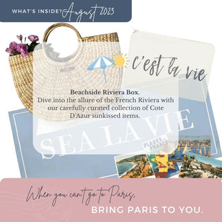 August 2023 Take me to Paris French Riviera Subscription Box