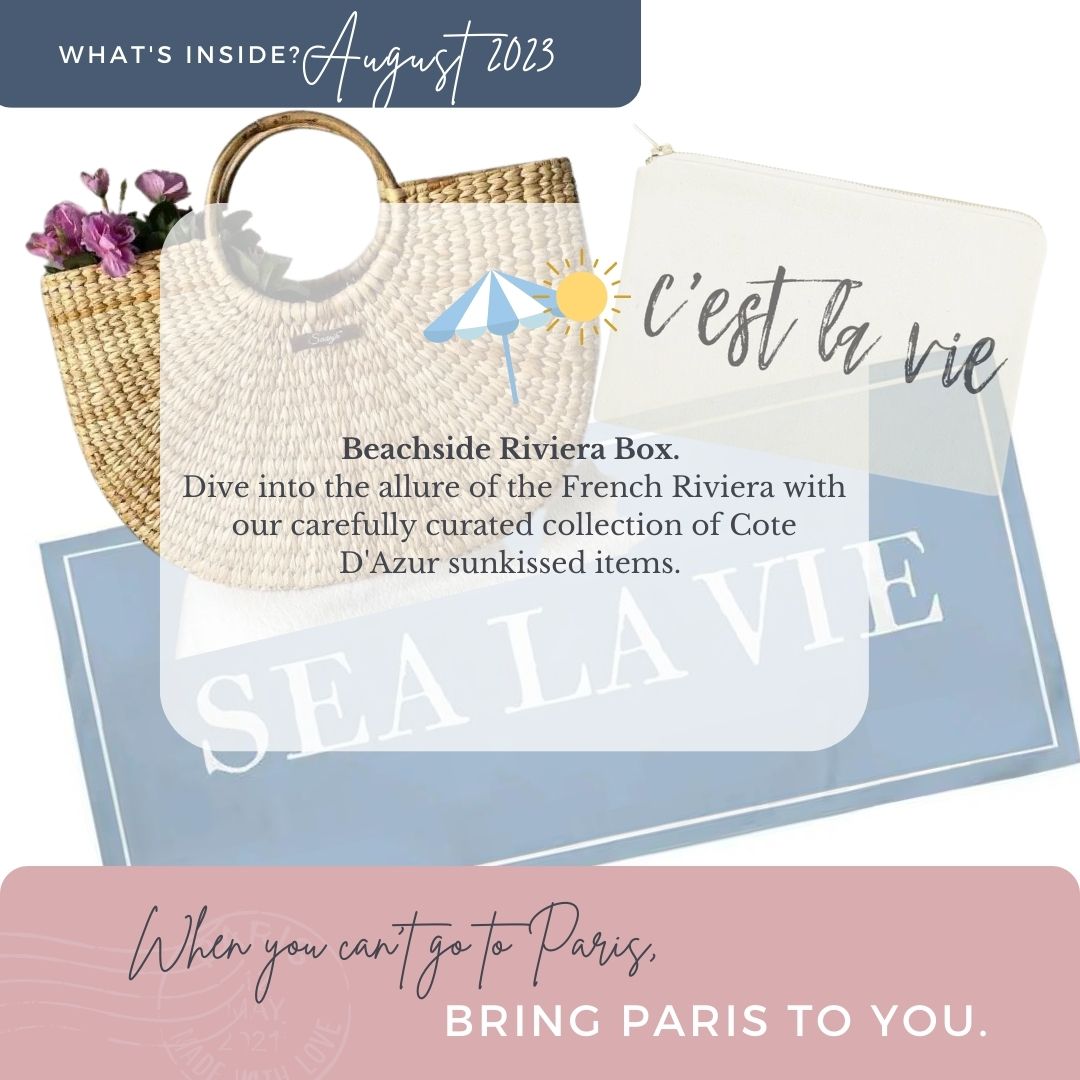 August French Riviera Take Me to Paris Box