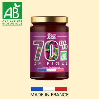 French Organic Natural Fig Jam Imported from France