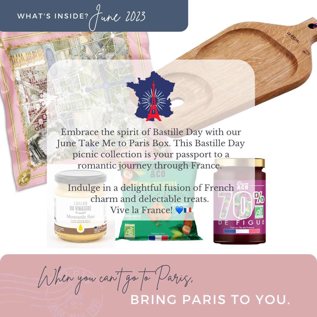 Take Me to Paris Bastille Day Celebration French Box
