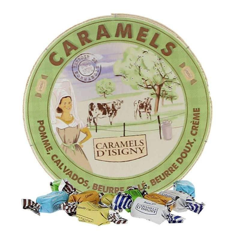 Caramels d'Isigny Norman assortment 150g - Camembert box