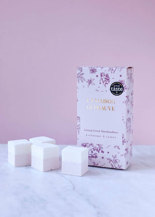 Luxury French Marshmallows. Raspberry Lemon. Imported from London