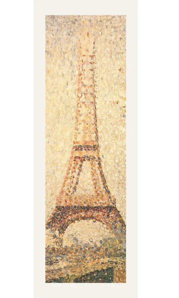 140 Rectangle Scarf - Seurat - Eiffel Tower