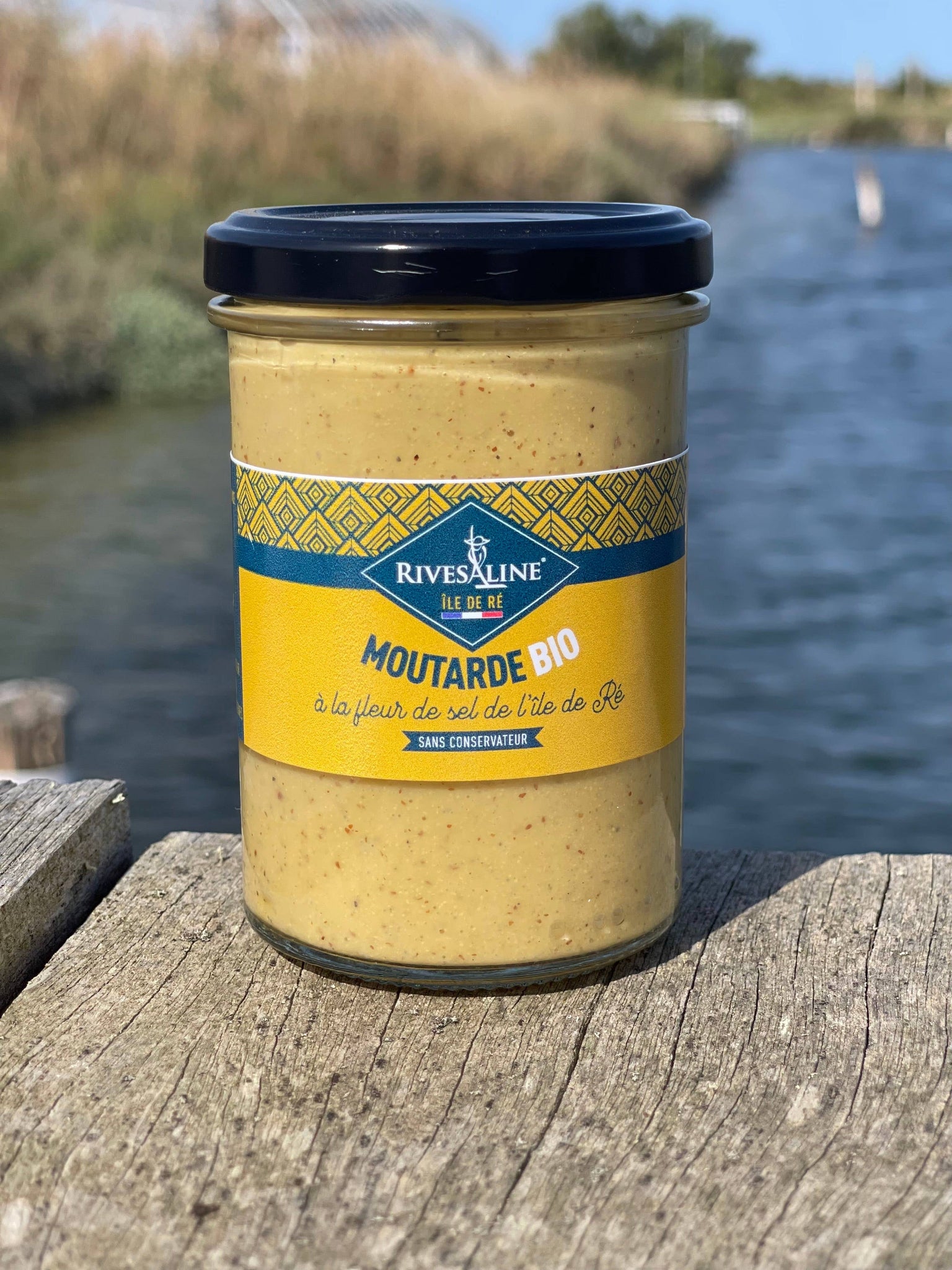 Organic Sea Salt Mustard; "Fleur de Sel" Mustard
