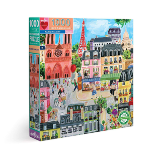 Paris in a Day 1000 piece Rectangle Puzzle