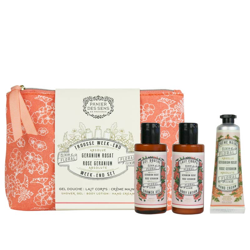 Rose Geranium Travel Pouch