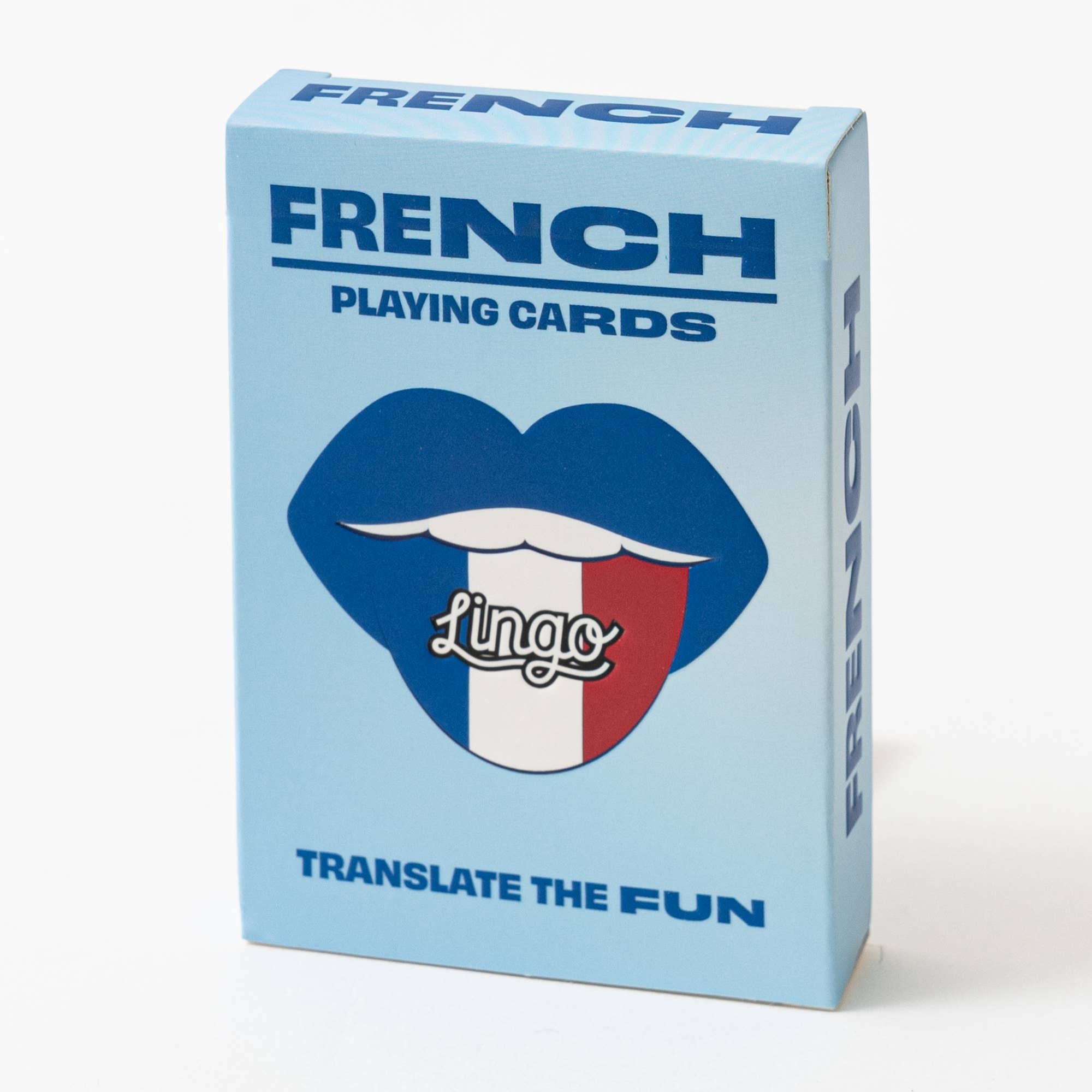 Lingo French Travel Playing Cards - Language Learning Game